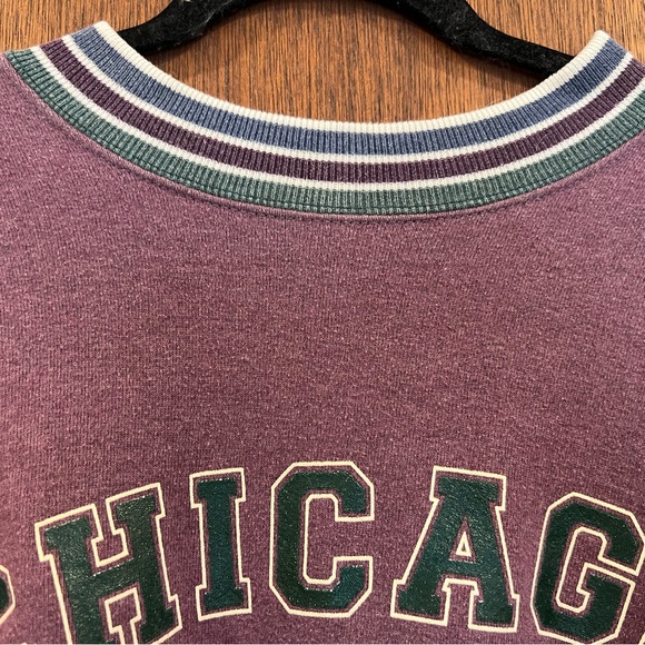 Vintage Chicago Ringer Crewneck Sweatshirt - Picture 3 of 6
